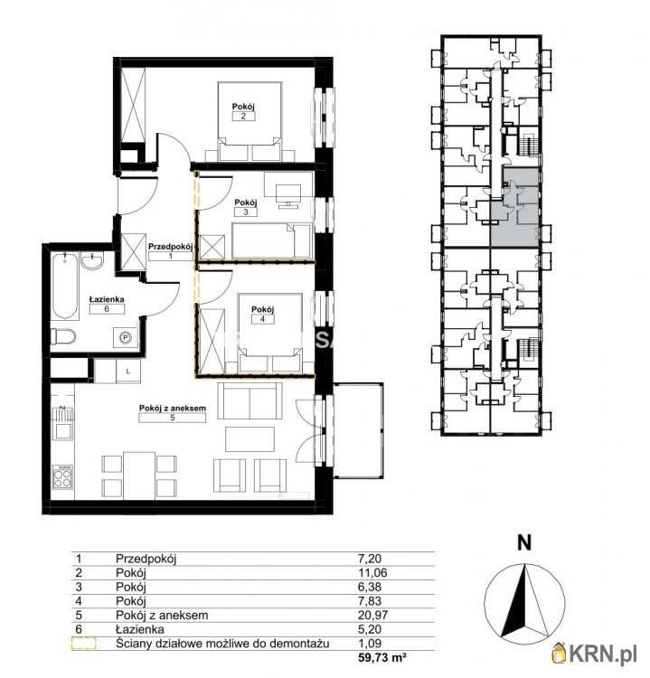 Mieszkanie  na sprzedaż, 4 pokojowe, Kraków, Bieżanów-Prokocim/Złocień, ul. 