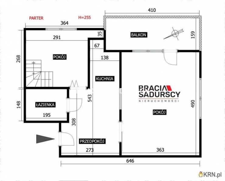 Skawina, ul. J. Kilińskiego, Mieszkanie  na sprzedaż, 3 pokojowe
