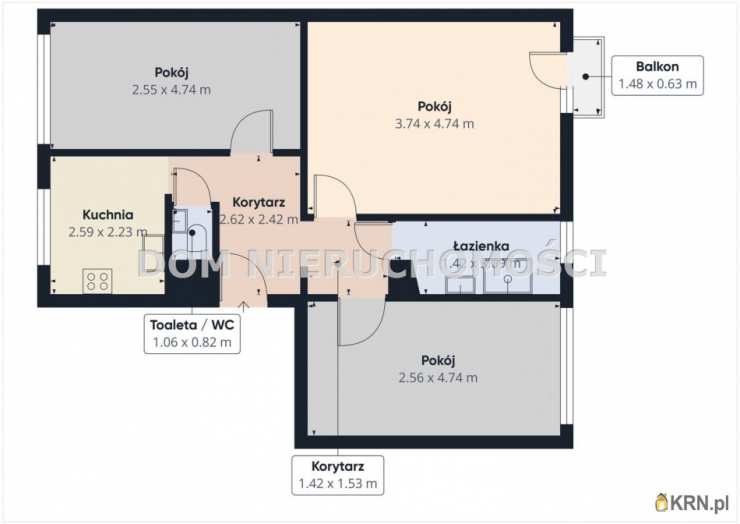 DOM Nieruchomości, Mieszkanie  na sprzedaż, Olsztyn, Nagórki, ul. M. Orłowicza