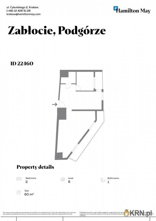 , Mieszkanie  na sprzedaż, Kraków, Podgórze/Zabłocie, ul. 