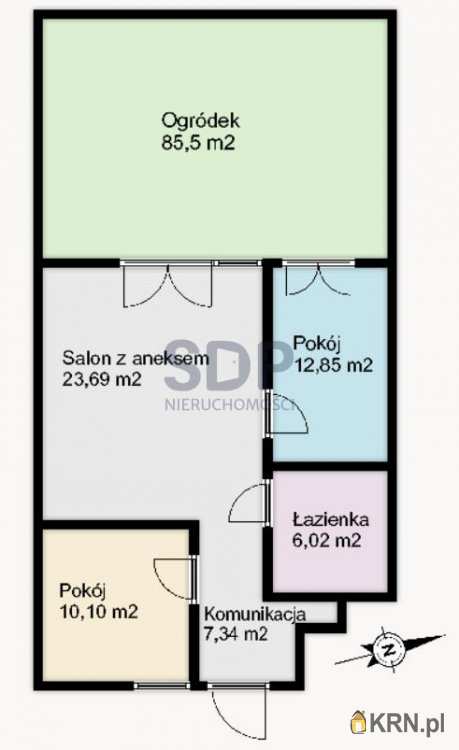 Mieszkanie  na sprzedaż, 3 pokojowe, Wilczyce, ul. Zaciszna