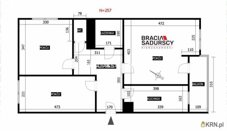 Kraków, Mistrzejowice, ul. Bohaterów Września, Mieszkanie  na sprzedaż, 3 pokojowe