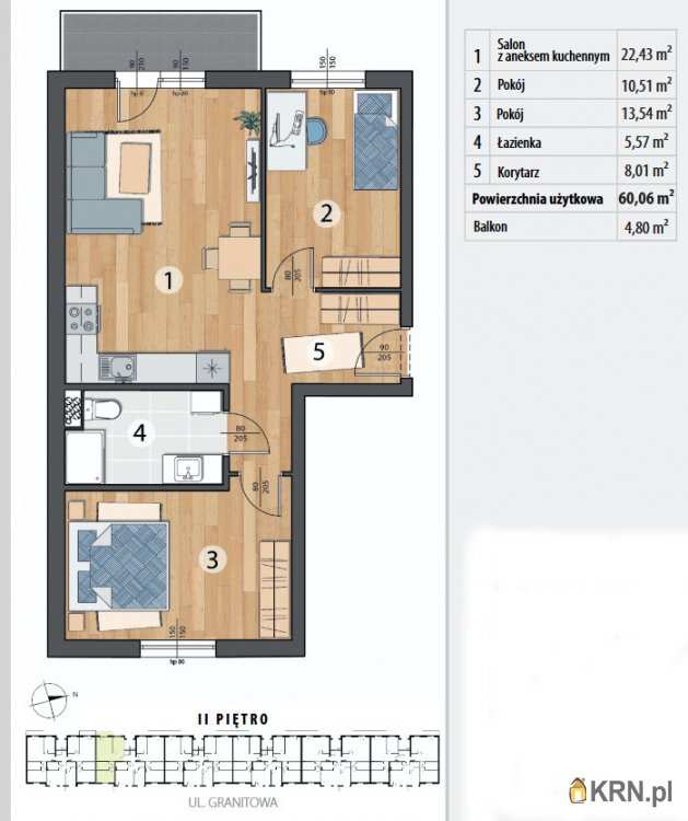 Smolec, ul. , Mieszkanie  na sprzedaż, 3 pokojowe