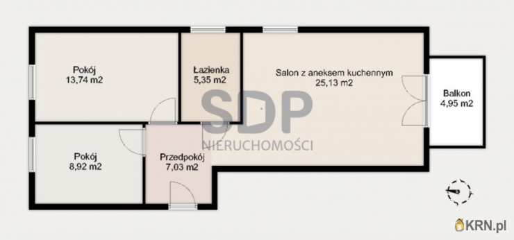 Mieszkanie  na sprzedaż, 3 pokojowe, Wrocław, Psie Pole/Lipa Piotrowska, ul. Kominiarska