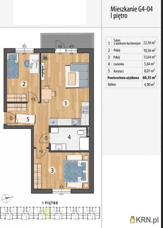 Smolec, ul. , Mieszkanie  na sprzedaż, 3 pokojowe
