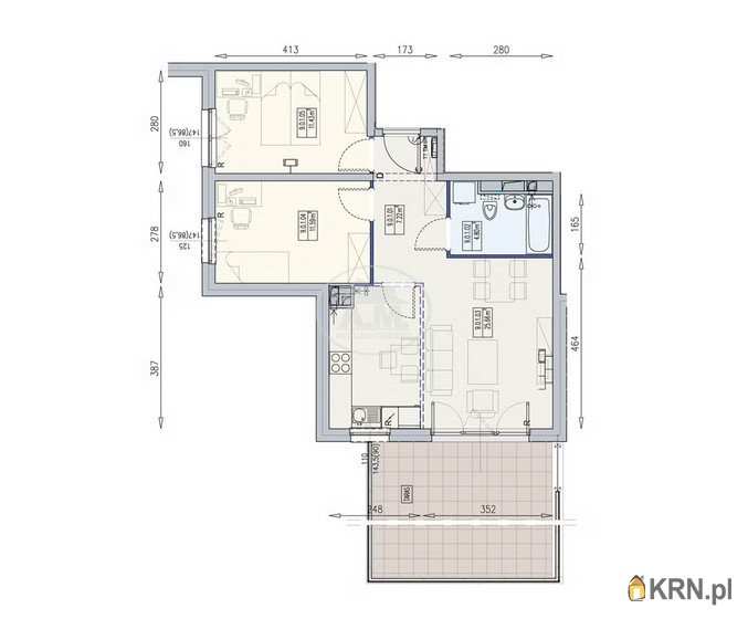 Mieszkanie  na sprzedaż, Wrocław, Krzyki/Partynice, ul. Przyjaźni, 3 pokojowe