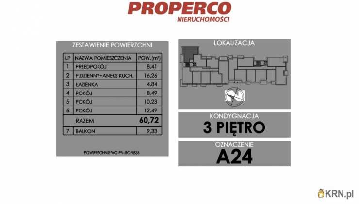 PROPERCO Sp. z o.o. Sp. k. , Mieszkanie  na sprzedaż, Skarżysko-Kamienna, ul. Żeromskiego