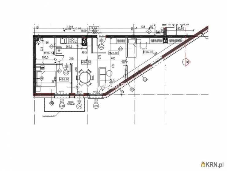 Wieliczka, ul. A. Asnyka, Mieszkanie  na sprzedaż, 3 pokojowe