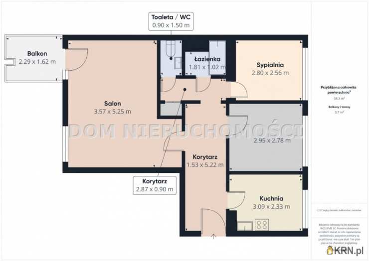 Mieszkanie  na sprzedaż, Olsztyn, Podgrodzie/Mleczna, ul. K. I. Gałczyńskiego, 3 pokojowe