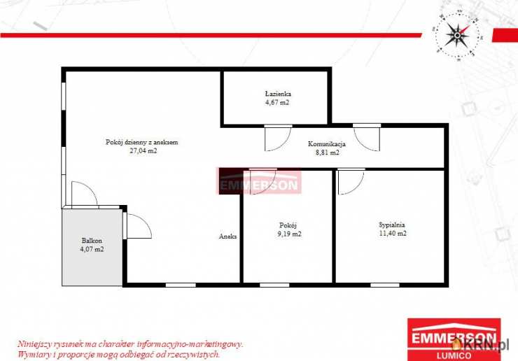 Mieszkanie  na sprzedaż, Kraków, Dębniki, ul. , 3 pokojowe