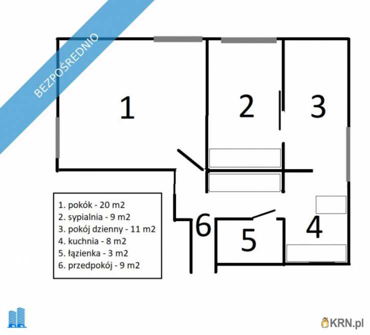 Mieszkanie  na sprzedaż, Łódź, Bałuty, ul. Wrocławska, 3 pokojowe