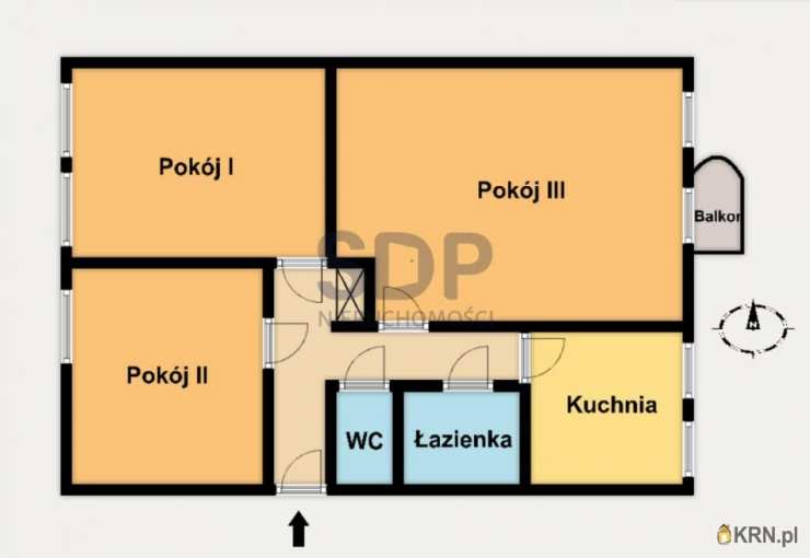 Mieszkanie  na sprzedaż, 3 pokojowe, Wrocław, Krzyki, ul. gen. R. Traugutta