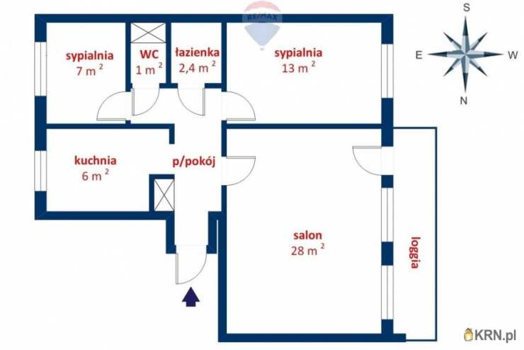 3 pokojowe, Skierniewice, ul. , Mieszkanie  na sprzedaż