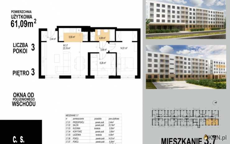 Mieszkanie  na sprzedaż, Głogów, ul. , 3 pokojowe