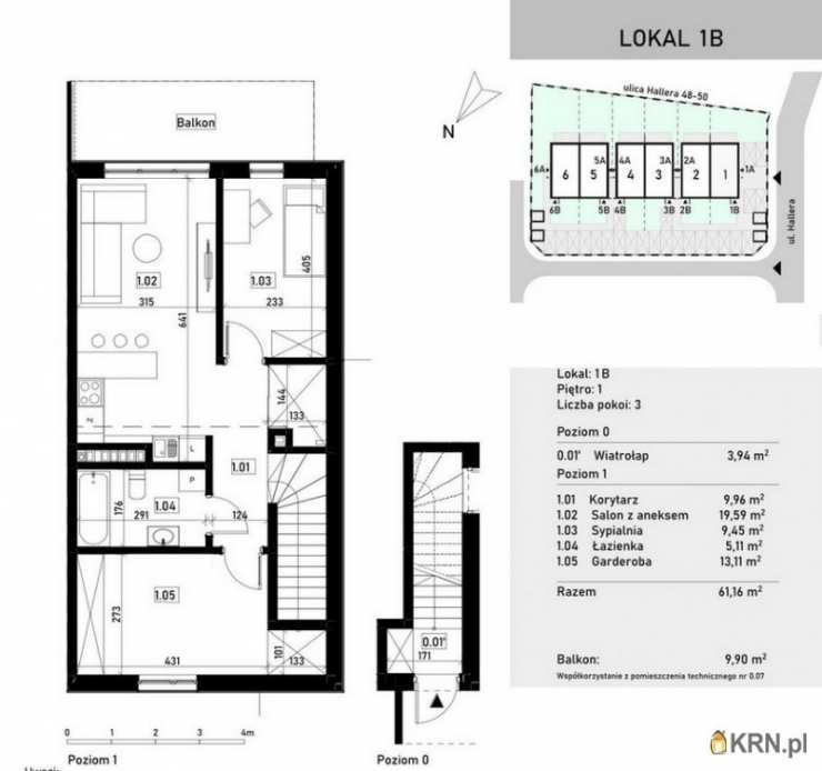 Siechnice, ul. , Mieszkanie  na sprzedaż, 3 pokojowe