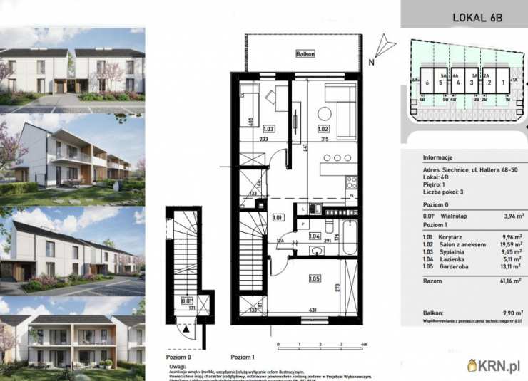 Mieszkanie  na sprzedaż, 3 pokojowe, Siechnice, ul. 