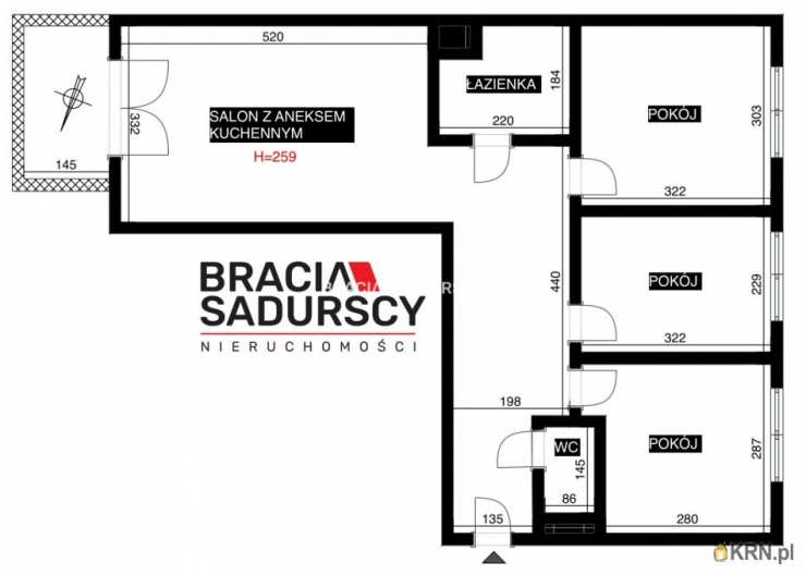 Kraków, Swoszowice/Kliny Borkowskie, ul. A. Szwed-Śniadowskiej, Mieszkanie  na sprzedaż, 4 pokojowe