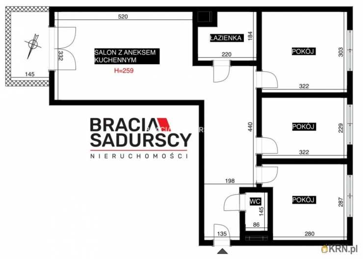 Kraków, Swoszowice/Kliny Borkowskie, ul. A. Szwed-Śniadowskiej, Mieszkanie  na sprzedaż, 4 pokojowe