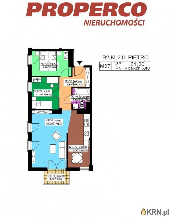 Kielce, Na Stoku, ul. , 3 pokojowe, Mieszkanie  na sprzedaż