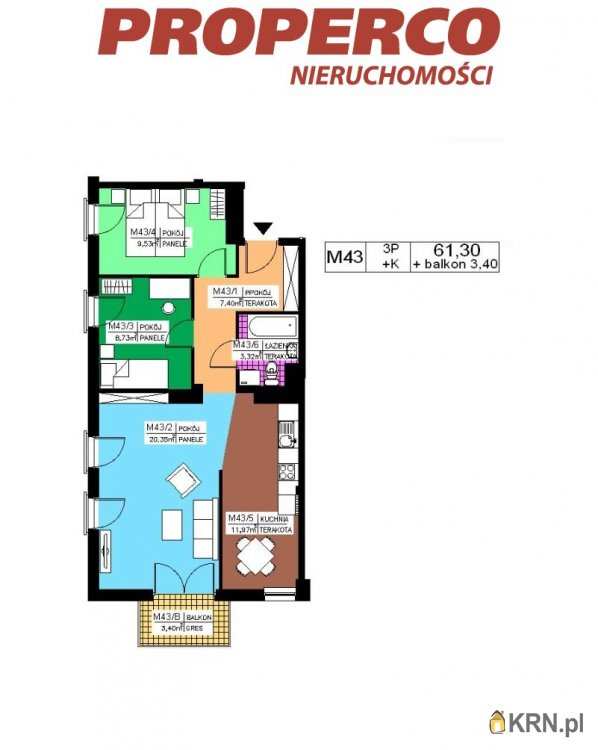 Kielce, Na Stoku, ul. , 3 pokojowe, Mieszkanie  na sprzedaż