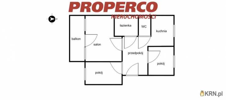 3 pokojowe, Mieszkanie  na sprzedaż, Kielce, Jagiellońskie, ul. Południowa