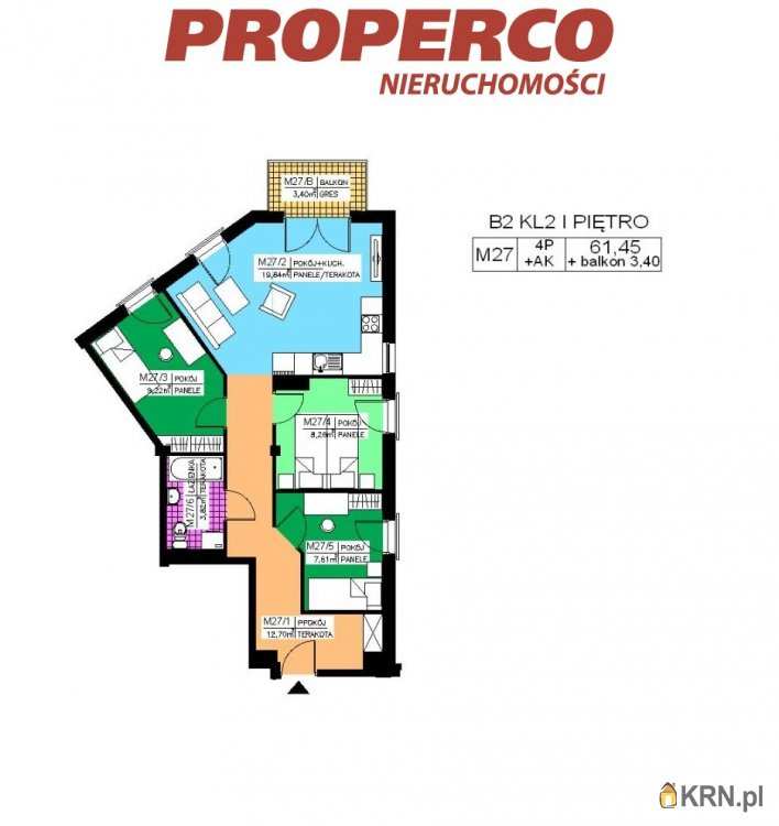 Kielce, Na Stoku, ul. , 4 pokojowe, Mieszkanie  na sprzedaż