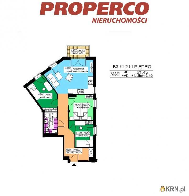 Kielce, Na Stoku, ul. , 4 pokojowe, Mieszkanie  na sprzedaż
