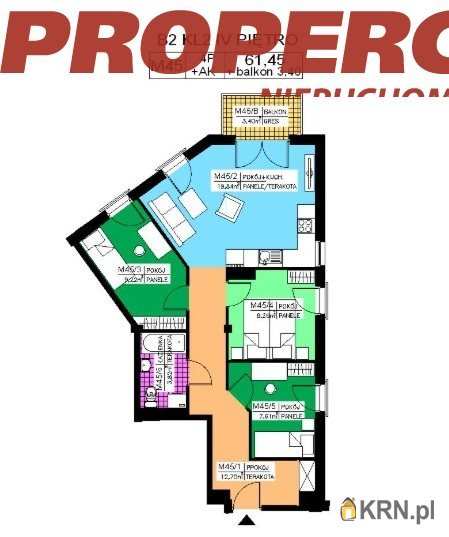 4 pokojowe, Kielce, Na Stoku, ul. , Mieszkanie  na sprzedaż