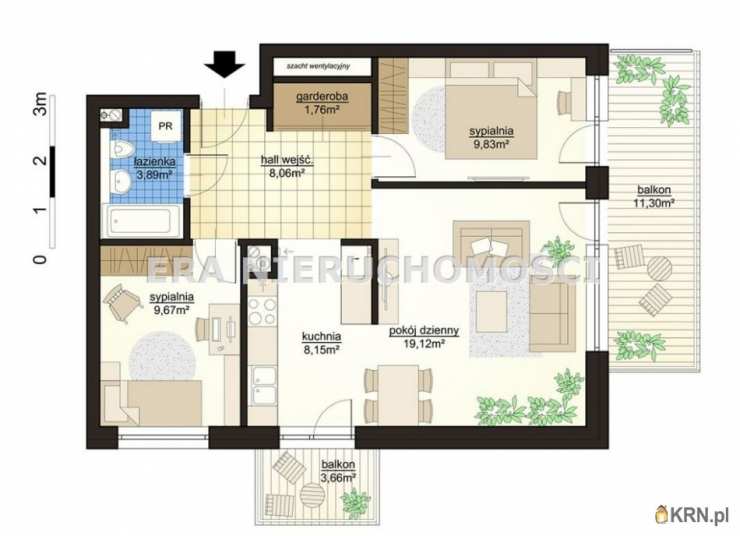 3 pokojowe, Mieszkanie  na sprzedaż, Białystok, Białostoczek, ul. 