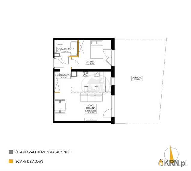 Mieszkanie  na sprzedaż, 3 pokojowe, Wrocław, Fabryczna/Maślice, ul. Rędzińska