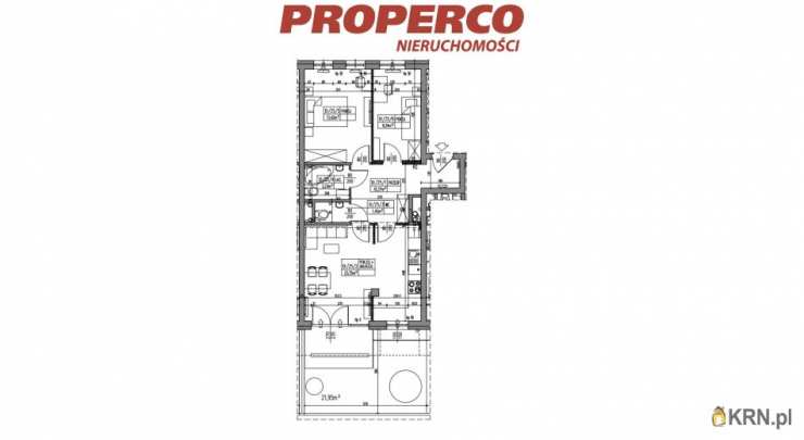 3 pokojowe, Kielce, Uroczysko, ul. Klonowa, Mieszkanie  na sprzedaż