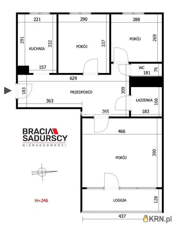 Bracia Sadurscy Oddział BS1 Kapelanka, Mieszkanie  na sprzedaż, Kraków, Podgórze Duchackie/Wola Duchacka, ul. J. Sas-Zubrzyckiego