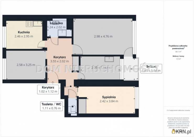 DOM Nieruchomości, Mieszkanie  na sprzedaż, Olsztyn, ul. Plac Konstytucji 3 Maja