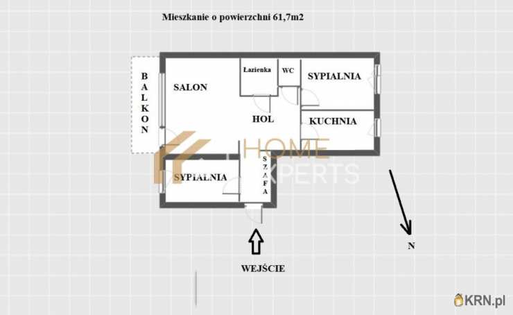 Home Experts, Mieszkanie  na sprzedaż, Gdańsk, Zaspa-Rozstaje, ul. Kombatantów