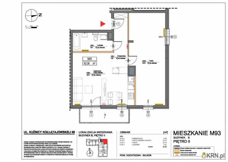 Mieszkanie  na sprzedaż, Kraków, Prądnik Biały, ul. Kuźnicy Kołłątajowskiej, 2 pokojowe