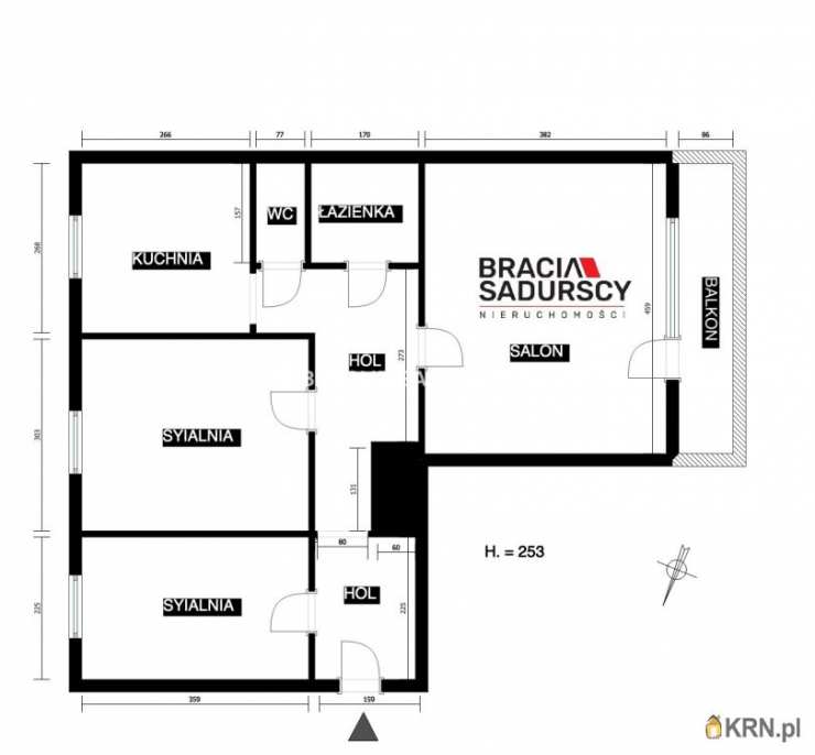 Kraków, Bieżanów-Prokocim, ul. Barbary, Mieszkanie  na sprzedaż, 3 pokojowe