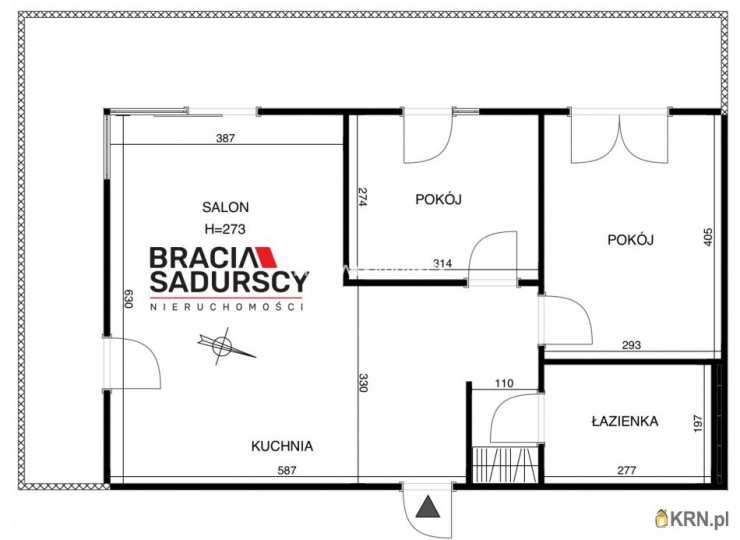 Kalwaria Zebrzydowska, ul. Rólki, 3 pokojowe, Mieszkanie  na sprzedaż