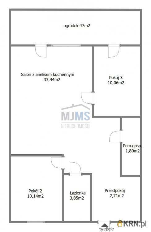 3 pokojowe, Mieszkanie  na sprzedaż, Rumia, Stara Rumia, ul. Wiązowa