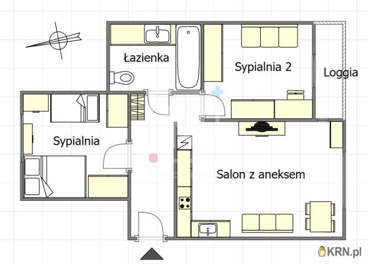 3 pokojowe, Warszawa, Białołęka/Nowodwory, ul. Odkryta, Mieszkanie  na sprzedaż