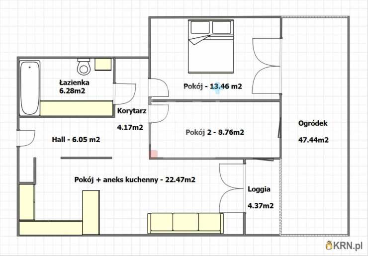 Warszawa, Wilanów, ul. Bruzdowa, Mieszkanie  na sprzedaż, 3 pokojowe