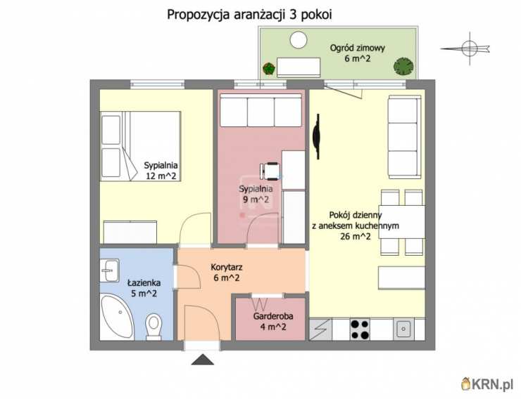3 pokojowe, Warszawa, Praga Południe/Grochów, ul. Sulejkowska, Mieszkanie  na sprzedaż