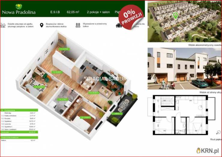 Mieszkanie  na sprzedaż, Tarnów, Zabłocie, ul. Skrzyszowska, 3 pokojowe