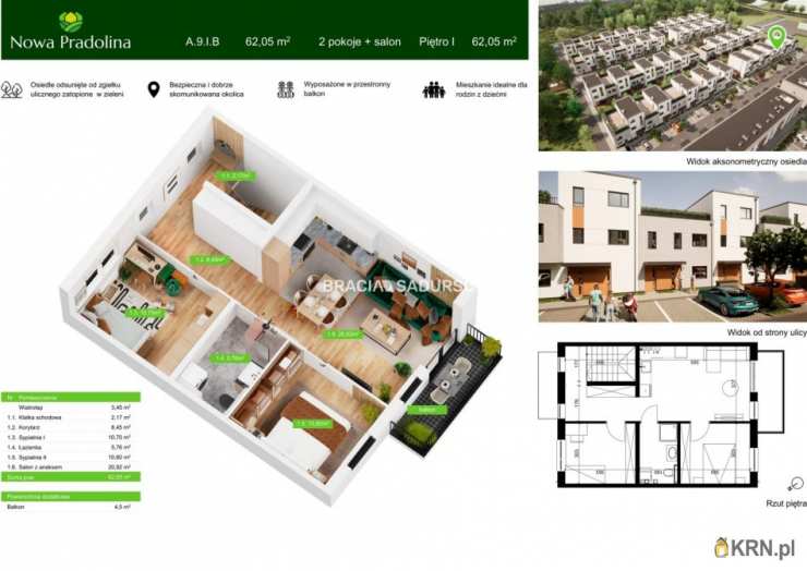 Mieszkanie  na sprzedaż, Tarnów, Zabłocie, ul. Skrzyszowska, 3 pokojowe