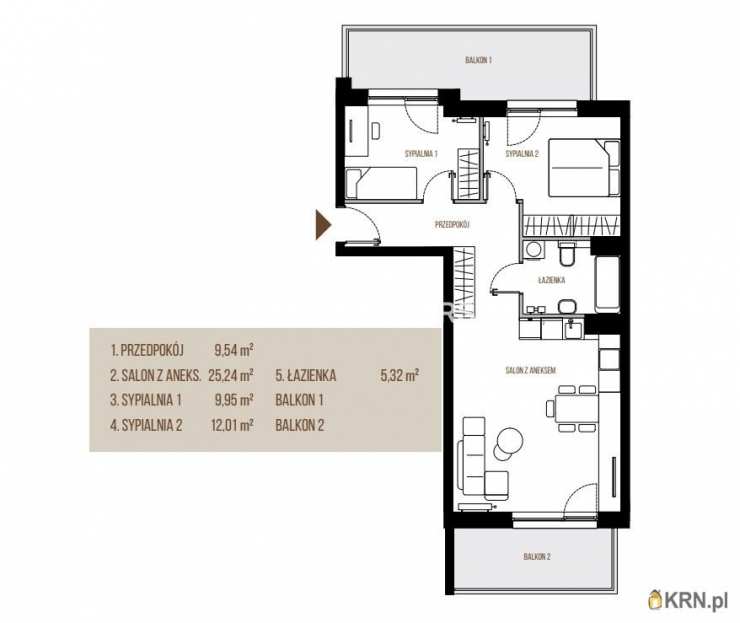 Kraków, Podgórze, ul. Wadowicka, 3 pokojowe, Mieszkanie  na sprzedaż