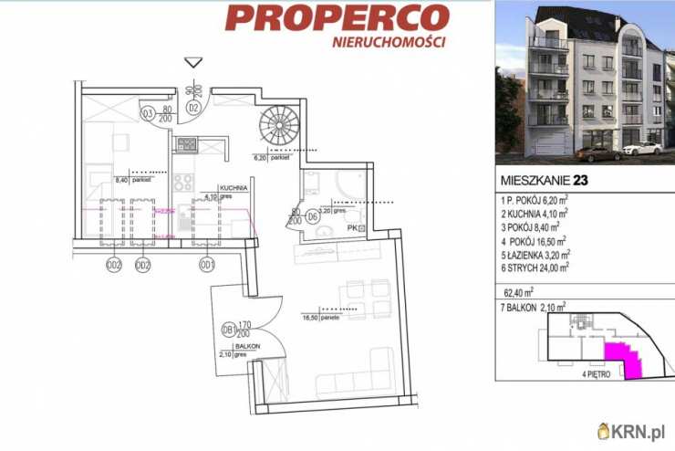 Kielce, ul. Starodomaszowska, 2 pokojowe, Mieszkanie  na sprzedaż
