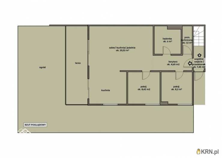 3 pokojowe, Mieszkanie  na sprzedaż, Kraków, Prądnik Biały, ul. 