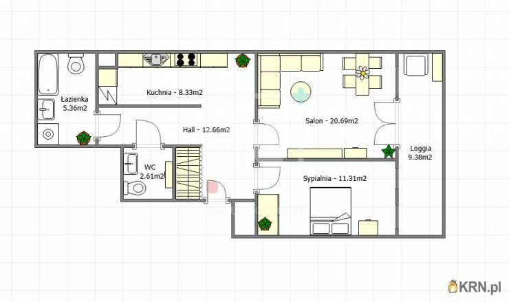 Mieszkanie  na sprzedaż, Warszawa, Bielany/Chomiczówka, ul. Renesansowa, 2 pokojowe