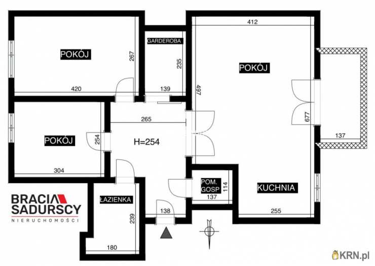 Kraków, Bieżanów-Prokocim/Złocień, ul. Złocieniowa, Mieszkanie  na sprzedaż, 3 pokojowe