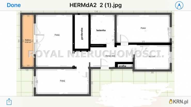 Mieszkanie  na sprzedaż, 3 pokojowe, Zabrze, Śródmieście, ul. K. Hermisza