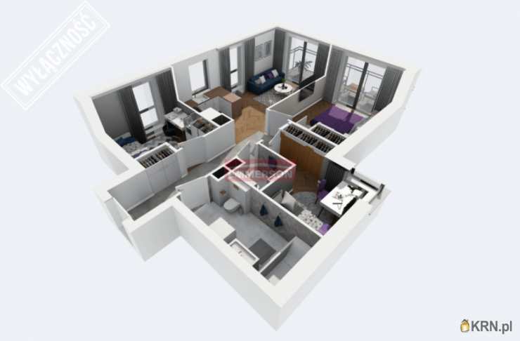 Kraków, Podgórze, ul. , Mieszkanie  na sprzedaż, 4 pokojowe